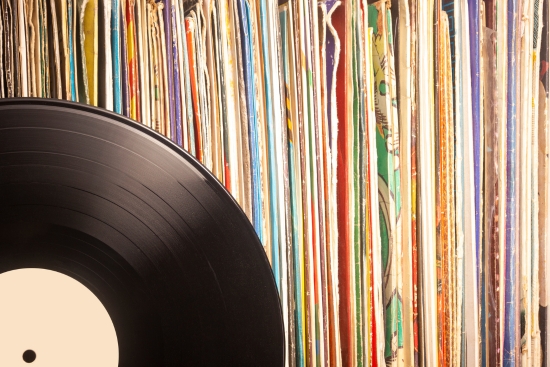 old vinyl records